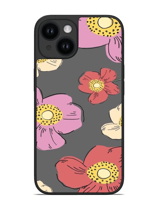 Colorful Flowers Glossy Soft Edge Case