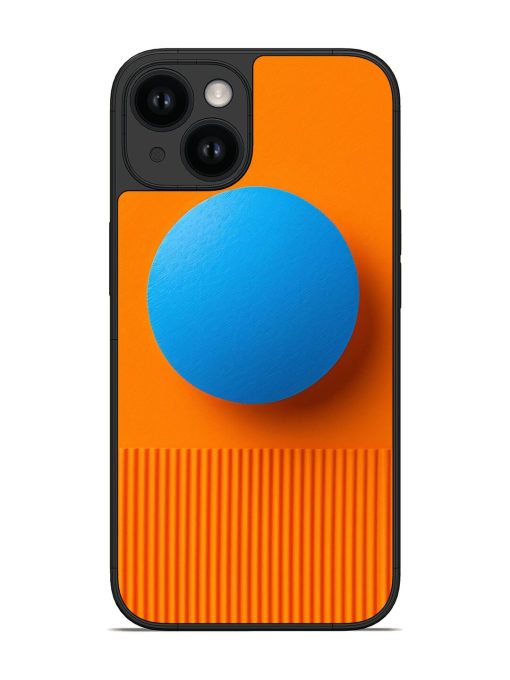 Blue & Orange Glossy Soft Edge Case