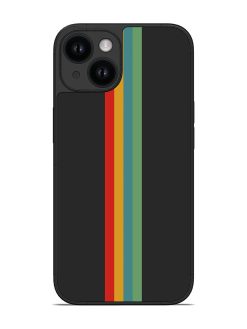 Color Stripe Glossy Soft Edge Case