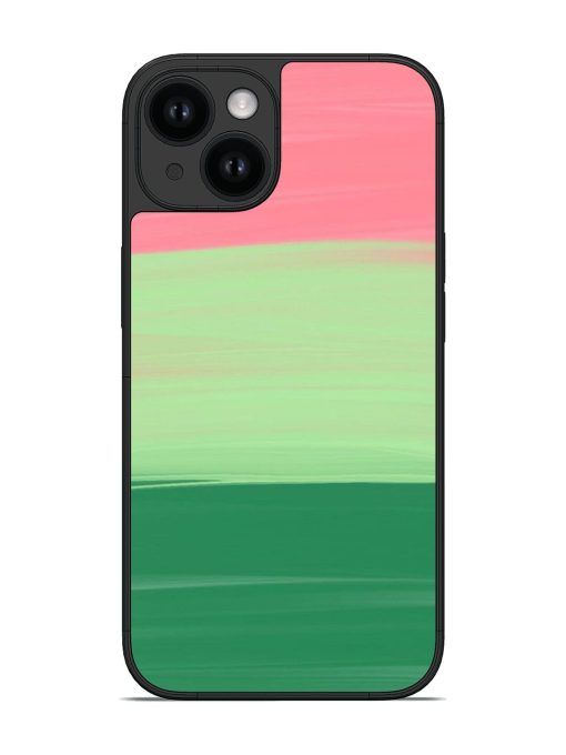 Pink & Green Glossy Soft Edge Case