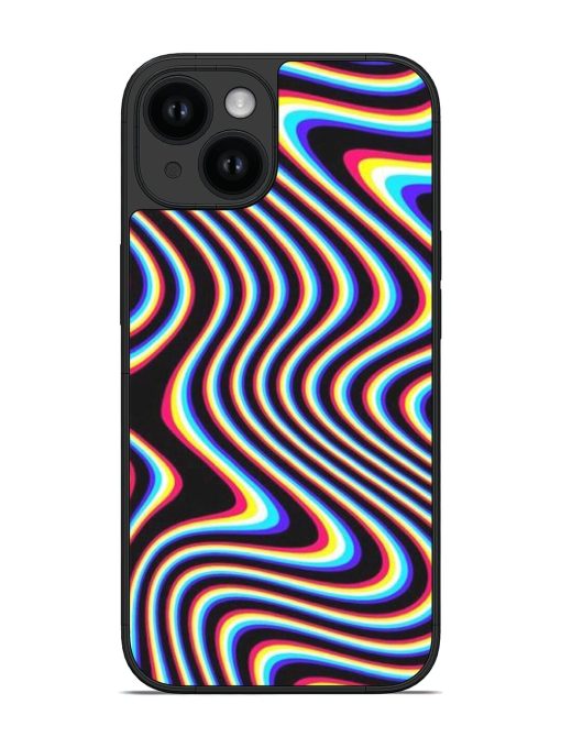 Electric Waves Glossy Soft Edge Case
