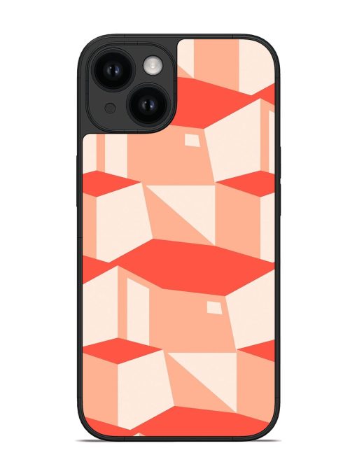 Coral Cubes Glossy Soft Edge Case