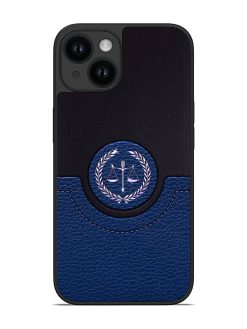 Blue Leather Wallet Glossy Soft Edge Case