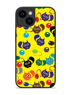 Colorful Cat Seamless Glossy Soft Edge Case