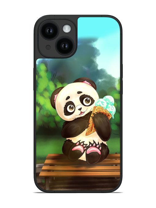 Panda With Ice Cone Glossy Soft Edge Case