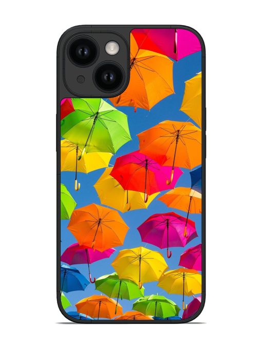 Colorful Umbrella On Roof Glossy Soft Edge Case