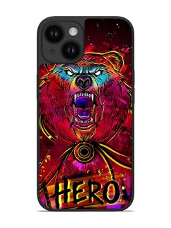 Angry Animal Cartoon Glossy Soft Edge Case
