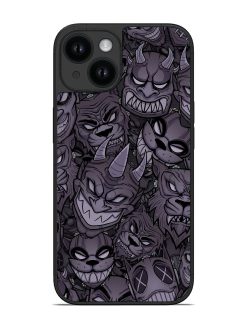 Black Graffiti Glossy Soft Edge Case