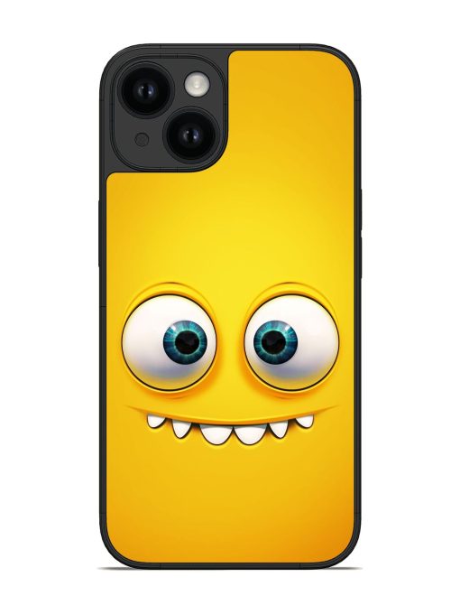 Afraid Smiley Face Glossy Soft Edge Case