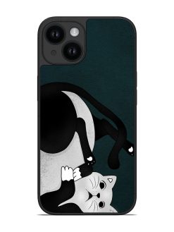 Cute Cat Vector Art Glossy Soft Edge Case