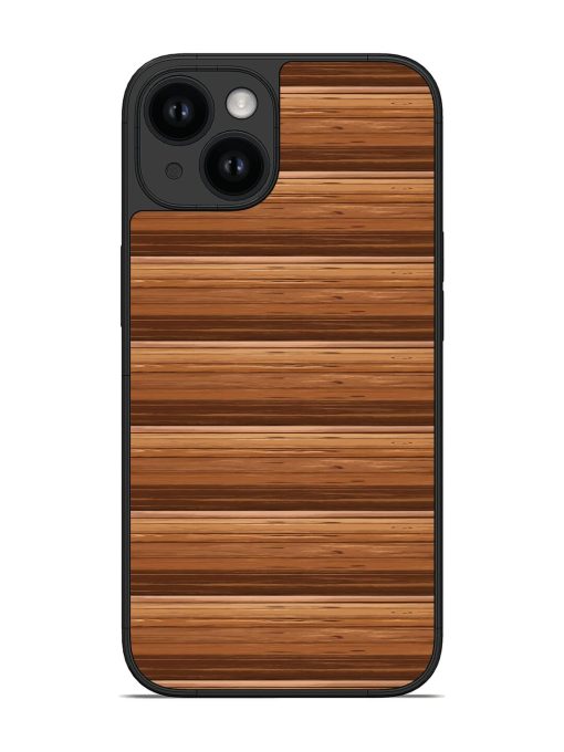 Brown Wooden Glossy Soft Edge Case