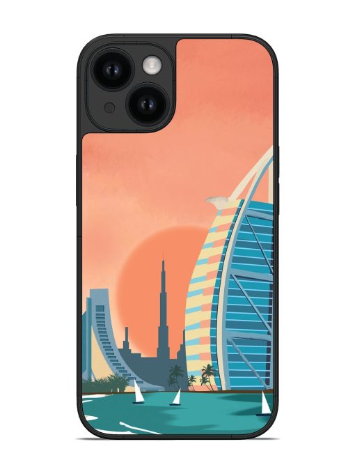 Dubai Architectural Scenery Glossy Soft Edge Case