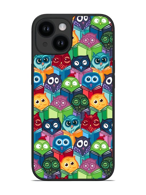Cute Owl Seamless Art Glossy Soft Edge Case