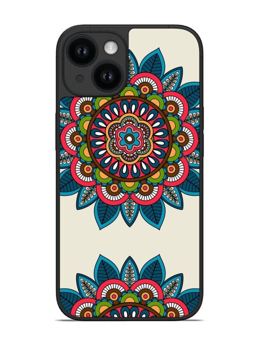 Mandala Patterns On White Rock Art Glossy Soft Edge Case