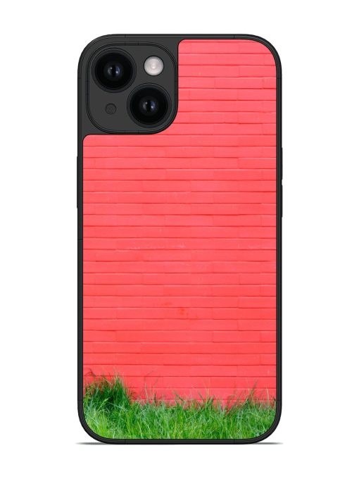 Pink Wall And Grass Glossy Soft Edge Case