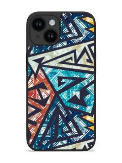 African Geometric Pattern Glossy Soft Edge Case