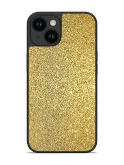 Golden Glitter Wallpaper Glossy Soft Edge Case