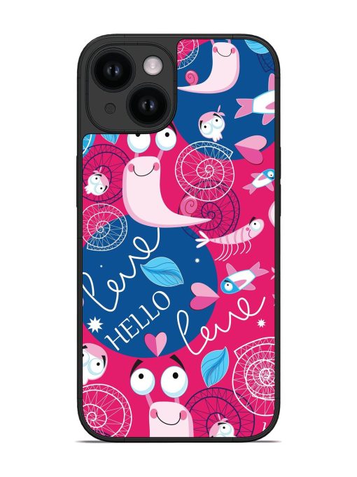 Snail Pattern Design Glossy Soft Edge Case