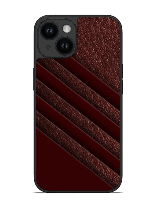 Dark Red Texture Design Glossy Soft Edge Case