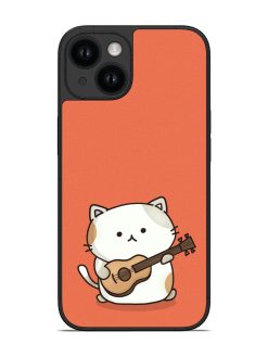 Cat With Guitar Design Glossy Soft Edge Case
