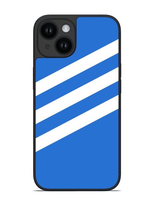 Blue White Glossy Soft Edge Case