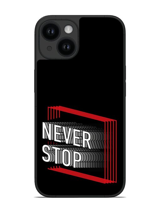 Never Stop Glossy Soft Edge Case