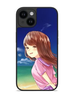 Beautiful Animated Girl Glossy Soft Edge Case