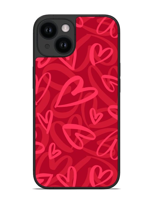 Seamless Romantic Pattern Glossy Soft Edge Case