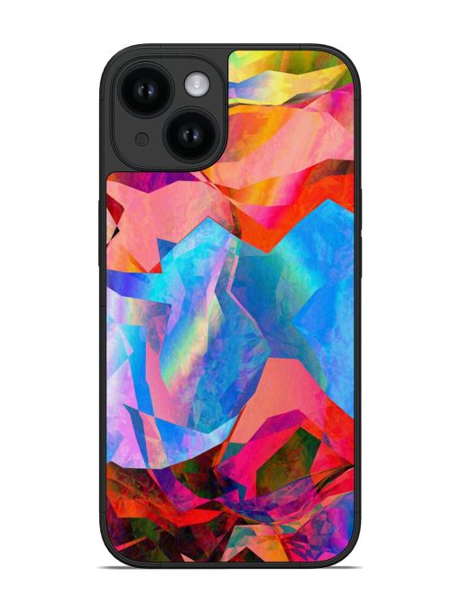 Multi Colored Wavy Pattern Glossy Soft Edge Case