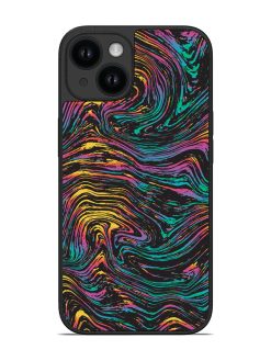 Abstract Liquid Colors Glossy Soft Edge Case