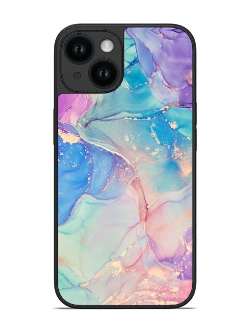 Alcohol Ink Colors Glossy Soft Edge Case