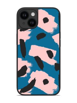 Black Pink Brush Glossy Soft Edge Case