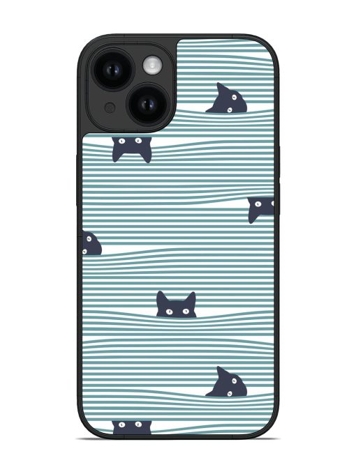 Combination Pattern Cat Glossy Soft Edge Case