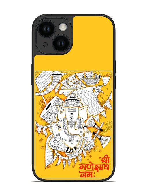 Illustration Lord Ganapati Glossy Soft Edge Case