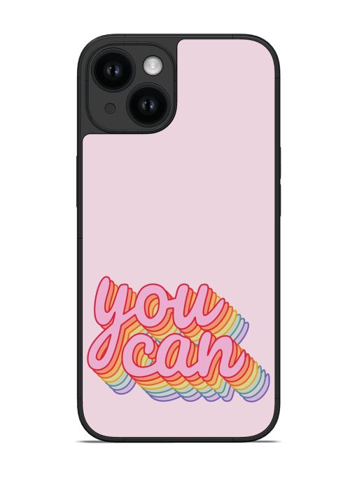 You Can Rainbow Glossy Soft Edge Case