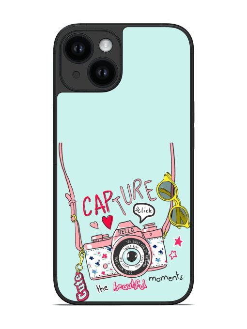 Capture Slogan Cartoon Glossy Soft Edge Case