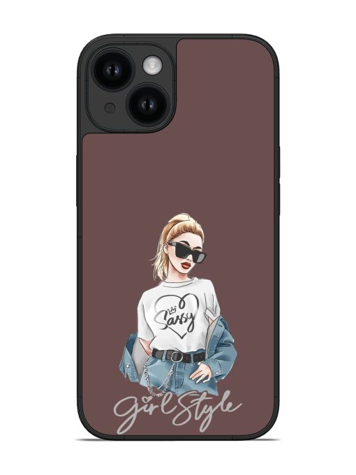 Girl Style Slogan Glossy Soft Edge Case