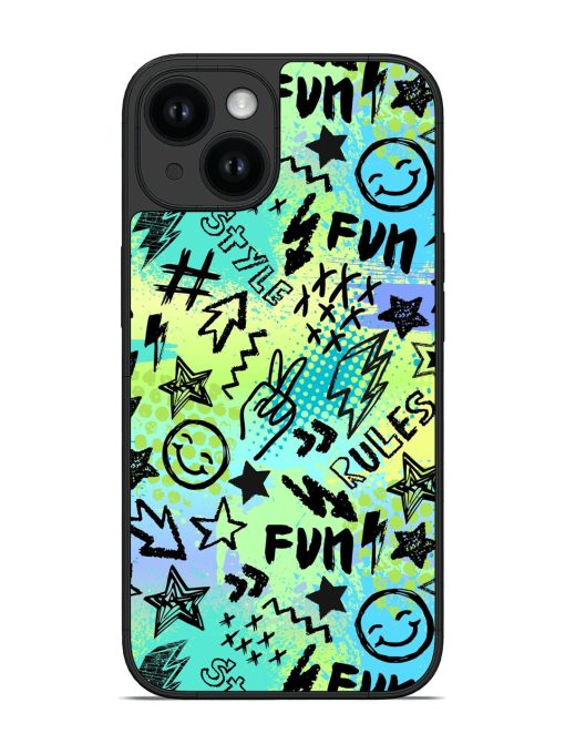 Abstract Seamless Chaotic Glossy Soft Edge Case