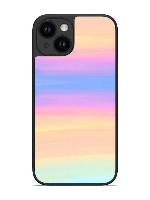 Striped Watercolor Hand Glossy Soft Edge Case