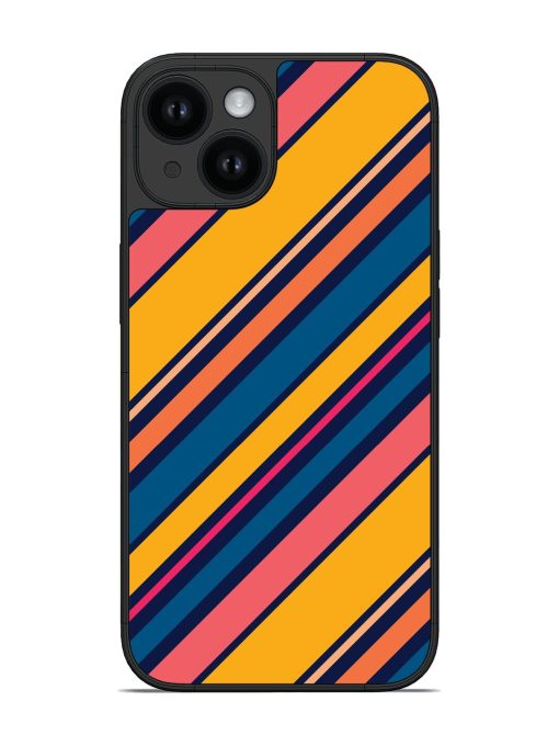 Colorful Vector Diagonal Glossy Soft Edge Case