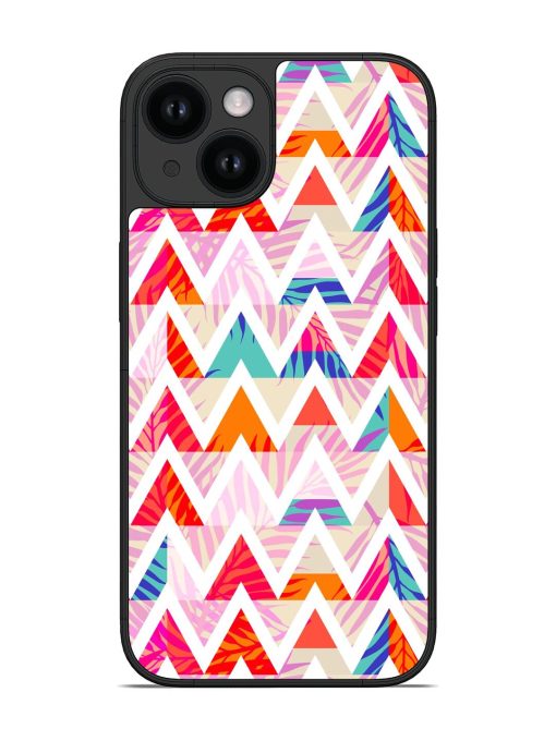 Abstract Triangle Background Glossy Soft Edge Case