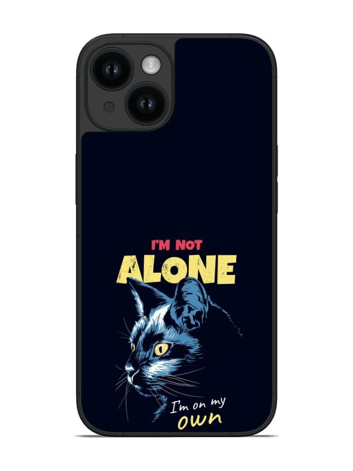 Slogan Black Cat Glossy Soft Edge Case