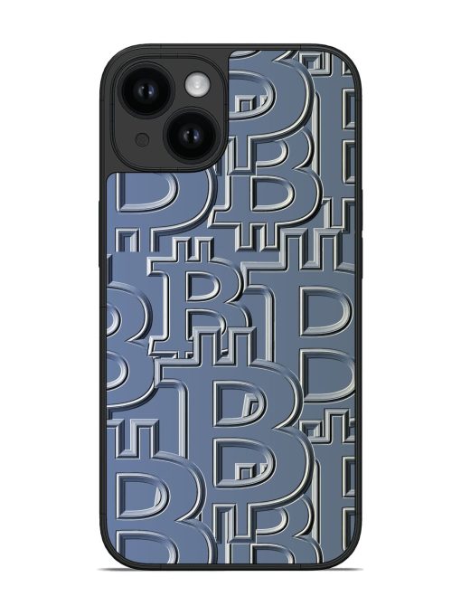 Embossed 3D Bitcoin Glossy Soft Edge Case
