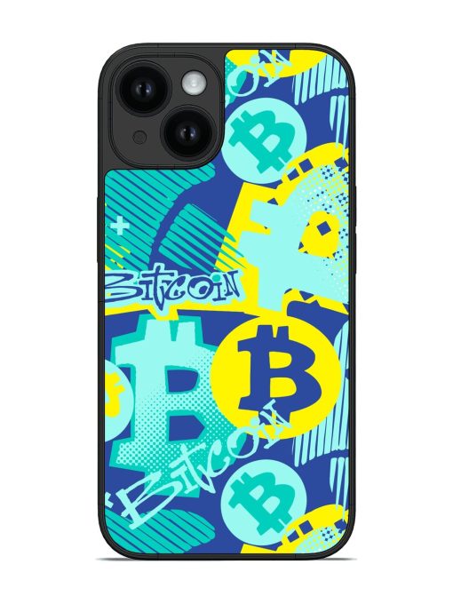 Bitcoin Doodle Style Glossy Soft Edge Case