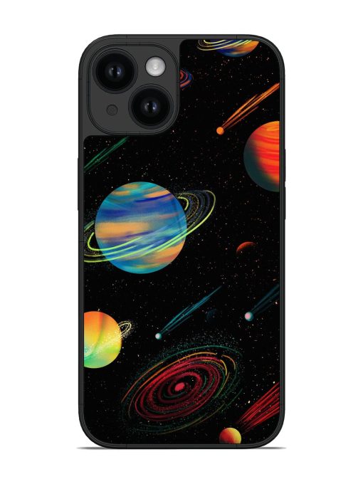 Galaxy And Planets Glossy Soft Edge Case