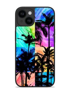 Coconut Tree With Glossy Soft Edge Case