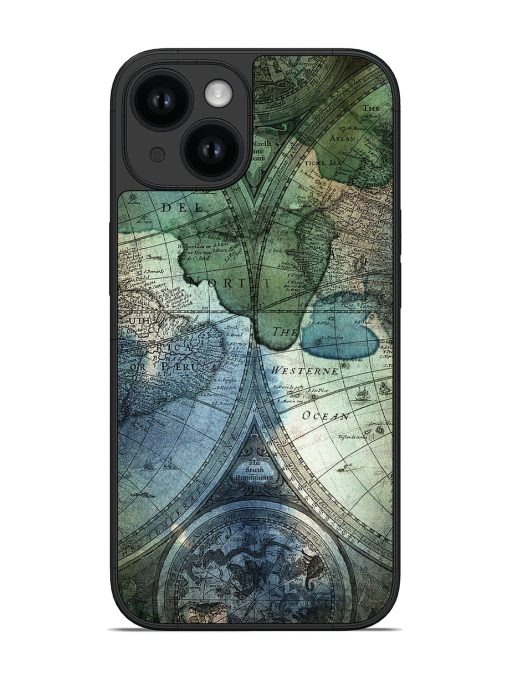 Ancient World Map Glossy Soft Edge Case