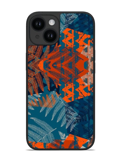 Abstract Jungle Print Glossy Soft Edge Case