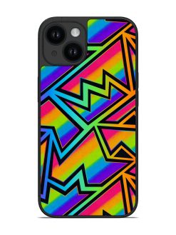 Abstract Rainbow Geometric Glossy Soft Edge Case