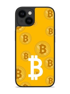 Background Cryptocurrency Bitcoin Glossy Soft Edge Case